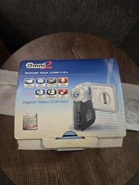 OMNI2 Dvc360 Digital Video Camera - Compact 6.6MP Camcorder Y2k